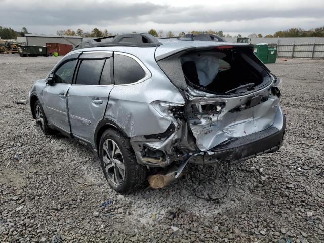 4S4BTANC9M3139388 - 2021 SUBARU OUTBACK LI TURQUOISE photo 3