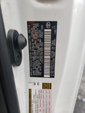 JTKJF5C79F3091987 - 2015 TOYOTA SCION TC WHITE photo 10