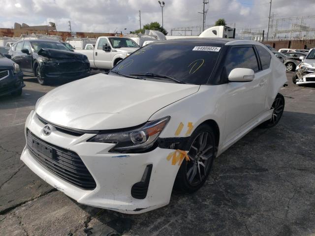 JTKJF5C79F3091987 - 2015 TOYOTA SCION TC WHITE photo 2