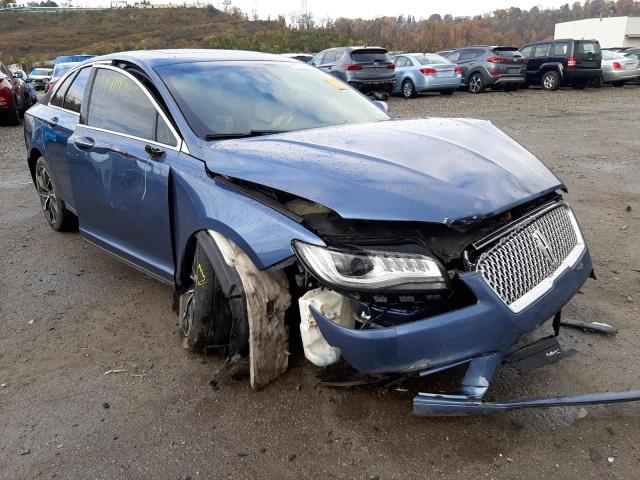 3LN6L5F9XJR603653 - 2018 LINCOLN MKZ RESERV BLUE photo 1