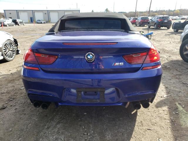 WBS6G9C56GD932216 - 2016 BMW M6 BLUE photo 6