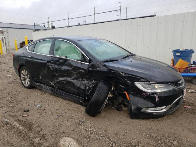 1C3CCCCB3FN742525 - 2015 CHRYSLER 200 C BLACK photo 1