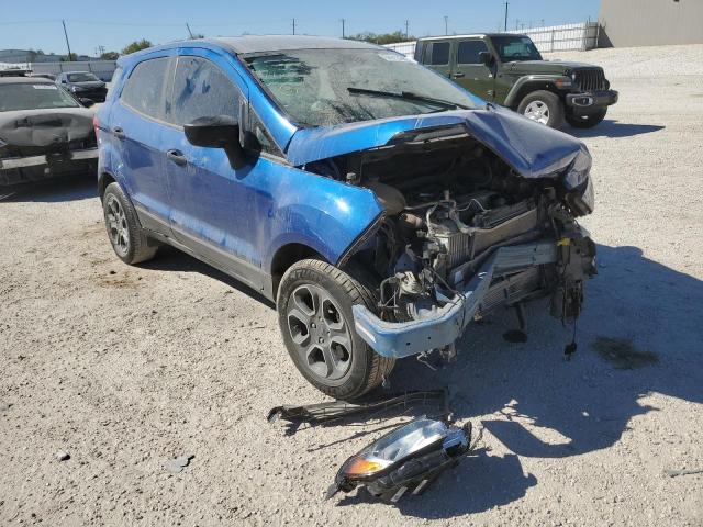 MAJ3P1RE6JC177218 - 2018 FORD ECOSPORT S BLUE photo 1