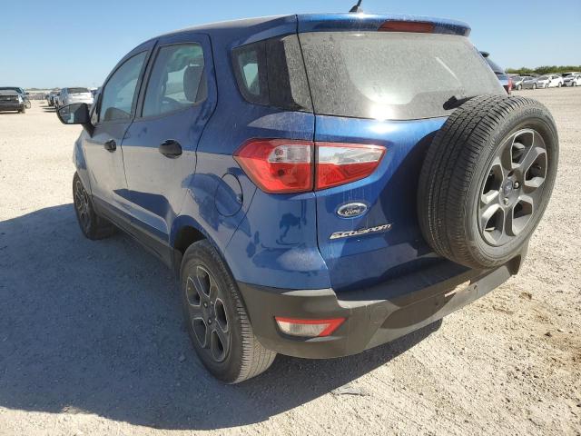 MAJ3P1RE6JC177218 - 2018 FORD ECOSPORT S BLUE photo 3