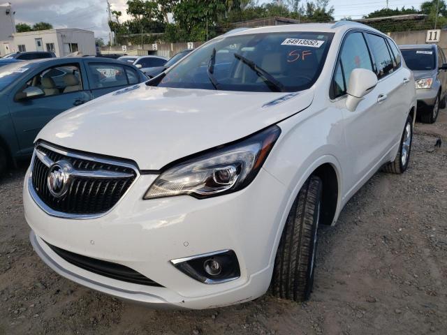 LRBFX3SX0LD138814 - 2020 BUICK ENVISION P WHITE photo 2