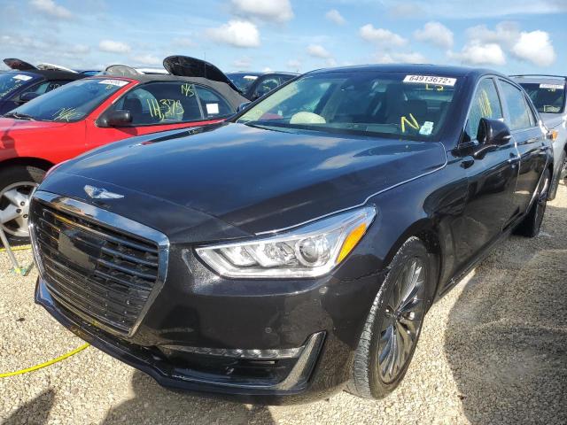 KMHG34JA3KU051326 - 2019 GENESIS G90 PREMIU BLACK photo 2