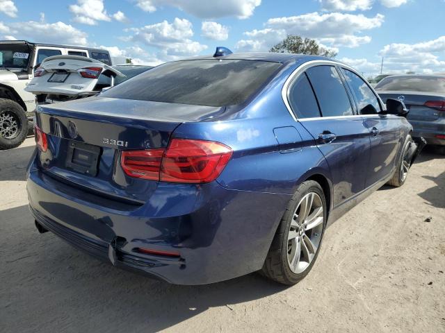 WBA8B9G38HNU52419 - 2017 BMW 330 I BLUE photo 4