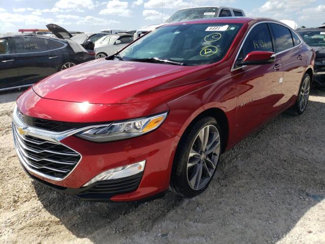 1G1ZE5SX6KF157685 - 2019 CHEVROLET MALIBU PRE BURGUNDY photo 2