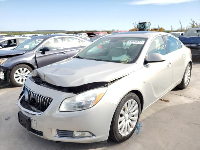 W04GW5EV9B1048036 - 2011 BUICK REGAL CXL TAN photo 2