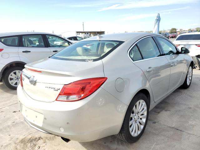 W04GW5EV9B1048036 - 2011 BUICK REGAL CXL TAN photo 4