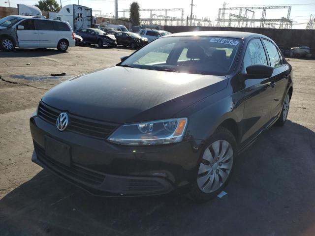 3VW2K7AJ8CM356018 - 2012 VOLKSWAGEN JETTA BASE 黑色 照片 2