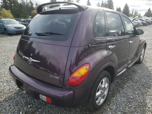 3C4FY58824T329527 - 2004 CHRYSLER PT CRUISER PURPLE photo 4