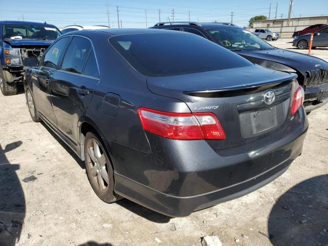 4T1BE46K78U260325 - 2008 TOYOTA CAMRY CE GRAY photo 3