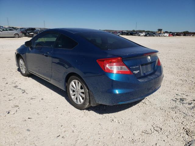 2HGFG3B17CH536507 - 2012 HONDA CIVIC EXL 蓝色 照片 3