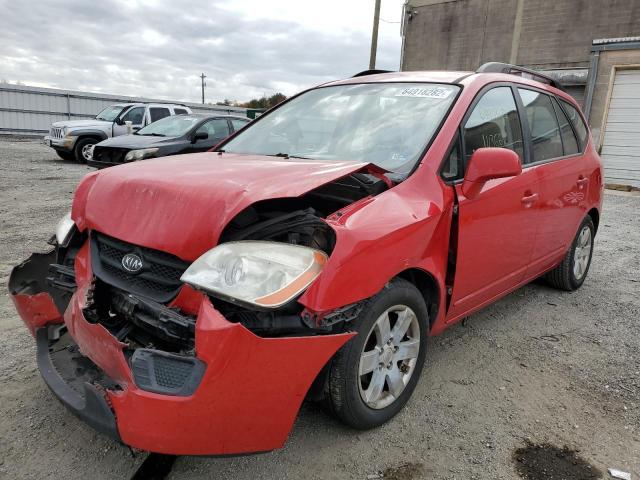 KNAFG528797275193 - 2009 KIA RONDO BASE RED photo 2