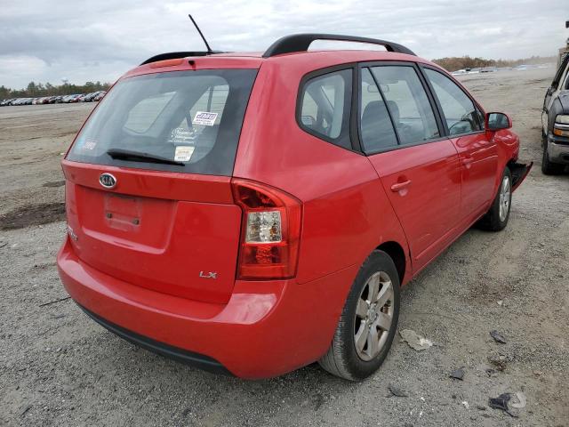 KNAFG528797275193 - 2009 KIA RONDO BASE RED photo 4