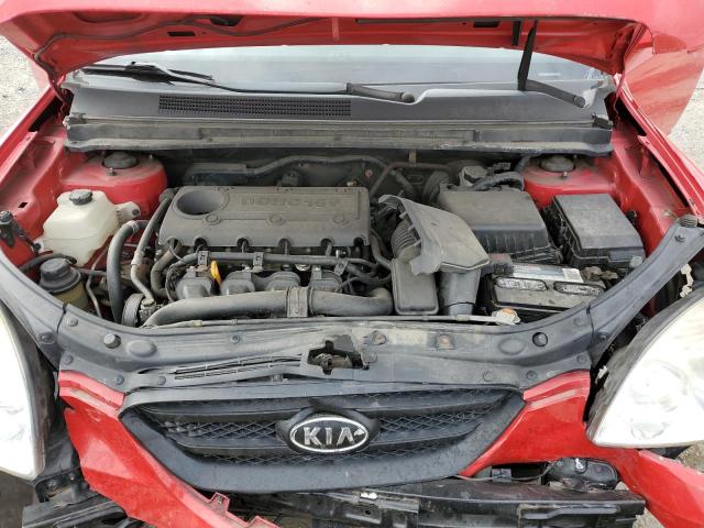 KNAFG528797275193 - 2009 KIA RONDO BASE RED photo 7