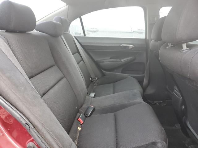2HGFA16619H533784 - 2009 HONDA CIVIC LX-S Burdeos foto 6