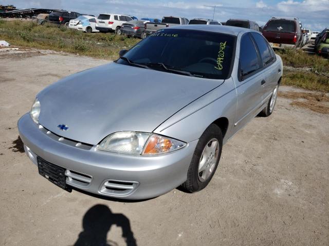 1G1JC524727397069 - 2002 CHEVROLET CAVALIER B SILVER photo 2