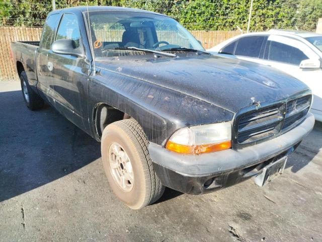 1B7GL32X82S649537 - 2002 DODGE DAKOTA SPO BLACK photo 1