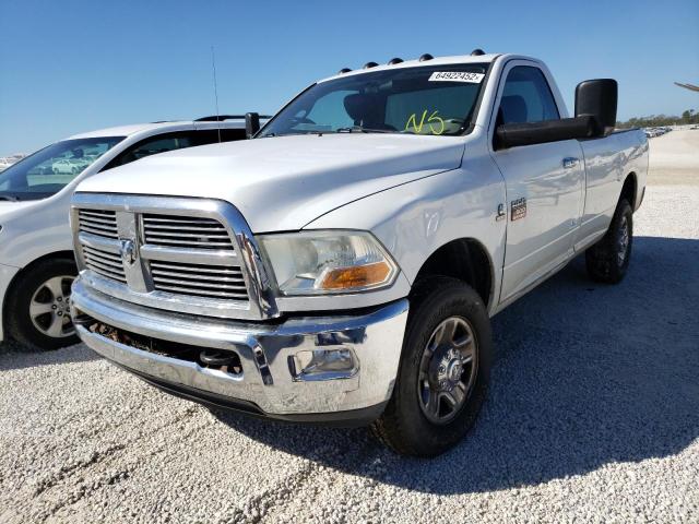 3C6LD5BLXCG124158 - 2012 DODGE RAM 2500 S WHITE photo 2