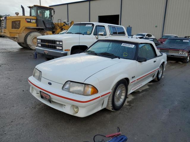 1FABP45E6HF158986 - 1987 FORD MUSTANG GT WHITE photo 2