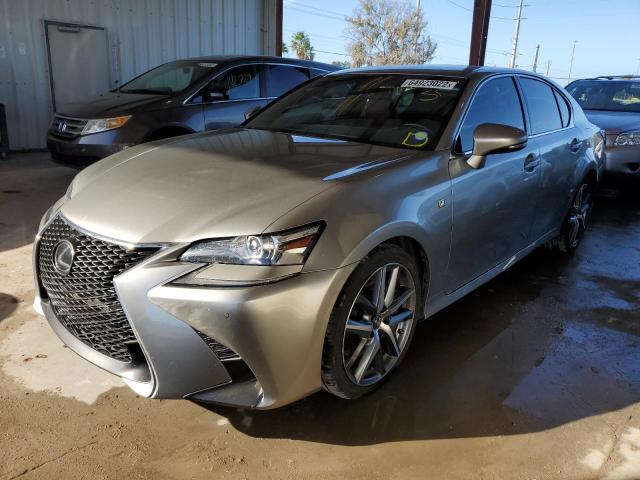 JTHBZ1BL6JA016340 - 2018 LEXUS GS 350 BAS GRAY photo 2