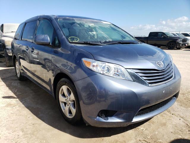 5TDKK3DC9FS624913 - 2015 TOYOTA SIENNA LE BLUE photo 1