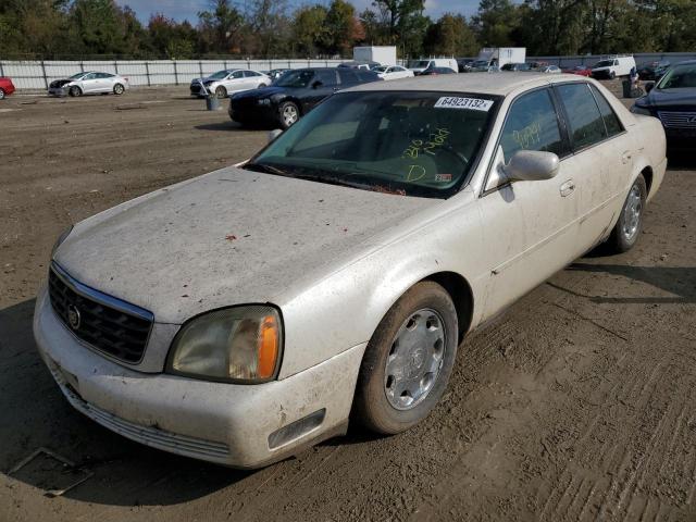 1G6KE54Y32U251259 - 2002 CADILLAC DEVILLE DH CREAM photo 2