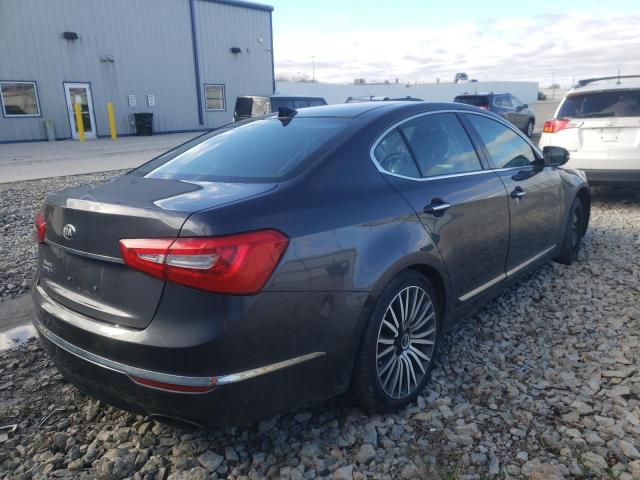 KNALN4D72E5128194 - 2014 KIA CADENZA PR GRAY photo 4