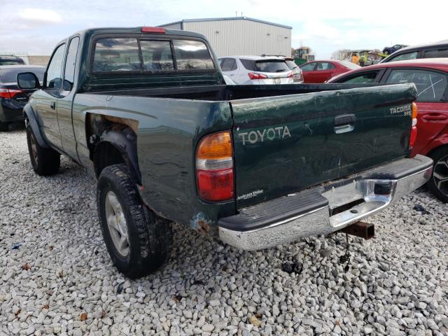 5TEWM72N32Z053939 - 2002 TOYOTA TACOMA XTR GREEN photo 3