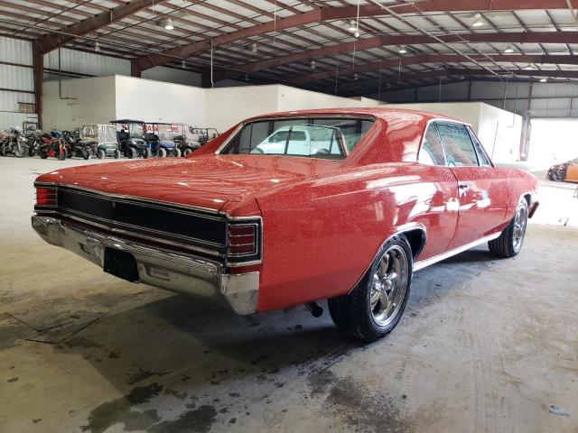 136177A153806 - 1967 CHEVROLET CHEVELL RED photo 4