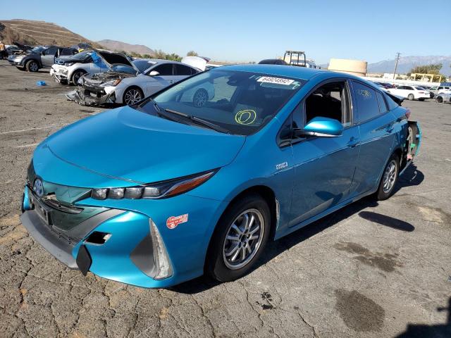 JTDKARFP2H3021473 - 2017 TOYOTA PRIUS PRIM 蓝色 照片 2