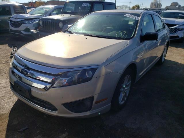 3FAHP0GA5AR211733 - 2010 FORD FUSION S GRAY photo 2