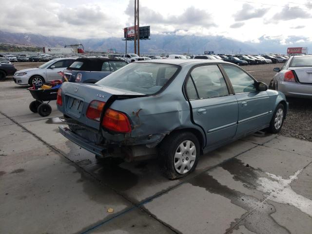 2HGEJ6613YH533216 - 2000 HONDA CIVIC BASE BLUE photo 4
