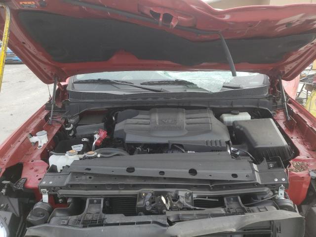 1N6AA1EC2MN523794 - 2021 NISSAN TITAN S RED photo 7