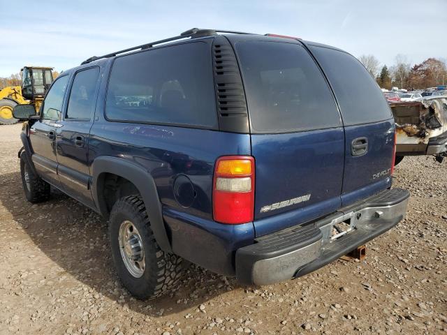 3GNGK26U61G173704 - 2001 CHEVROLET SUBURBAN K BLUE photo 3