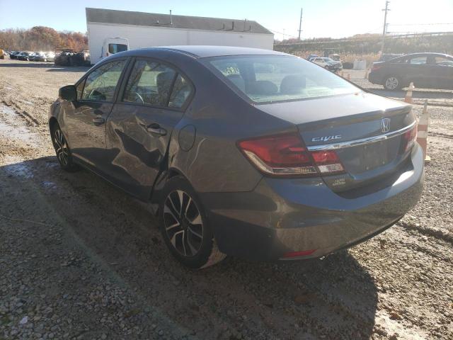 2HGFB2F82DH506851 - 2013 HONDA CIVIC EX GRAY photo 3