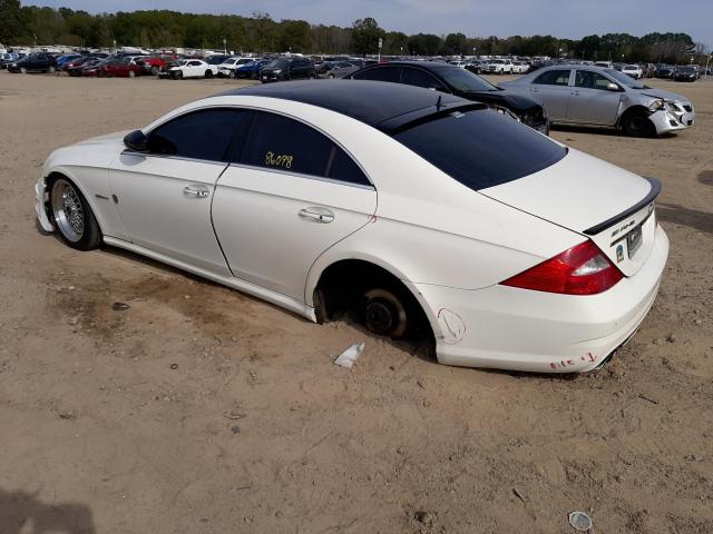 WDDDJ75X76A034393 - 2006 MERCEDES-BENZ CLS 500C WHITE photo 3