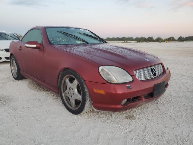 WDBKK65F71F224317 - 2001 MERCEDES-BENZ SLK 320 BURGUNDY photo 1