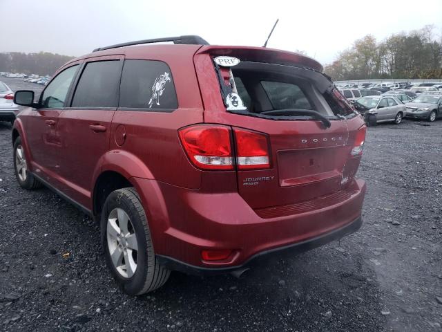 3D4PH1FG2BT546504 - 2011 DODGE JOURNEY MA RED photo 3