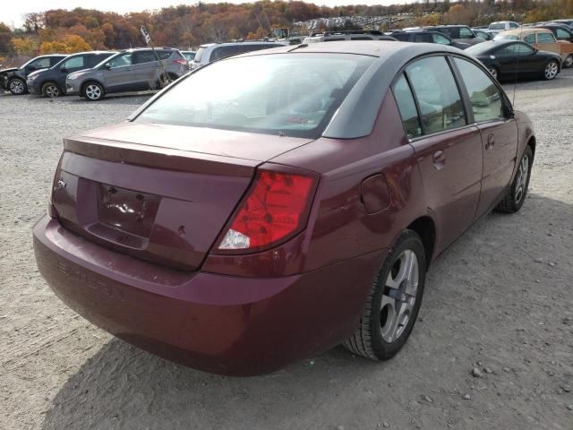 1G8AK52F13Z135544 - 2003 SATURN ION LEVEL 栗色 照片 4