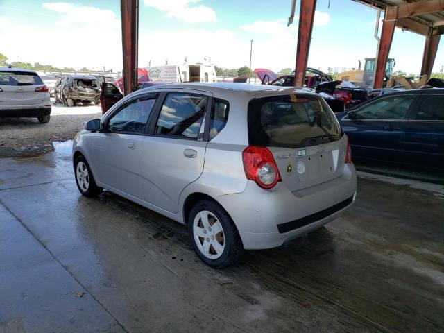 KL1TD66E79B629352 - 2009 CHEVROLET AVEO LS 银色 照片 3