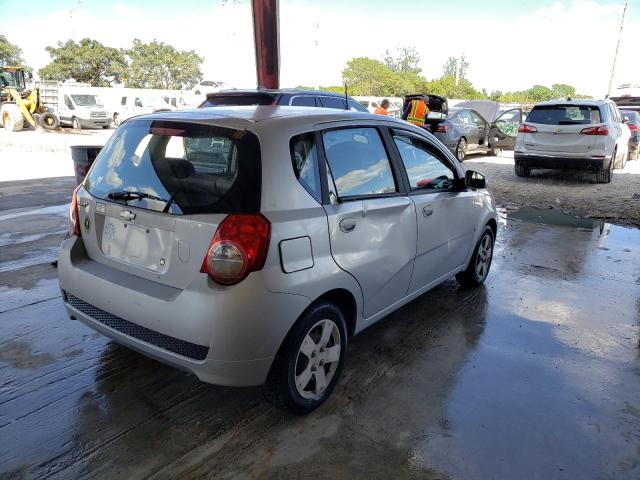 KL1TD66E79B629352 - 2009 CHEVROLET AVEO LS 银色 照片 4