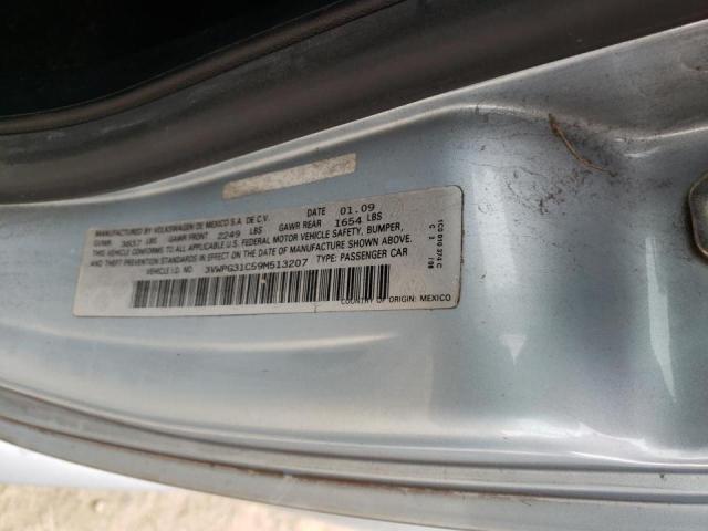 3VWPG31C59M513207 - 2009 VOLKSWAGEN NEW BEETLE 蓝色 照片 12