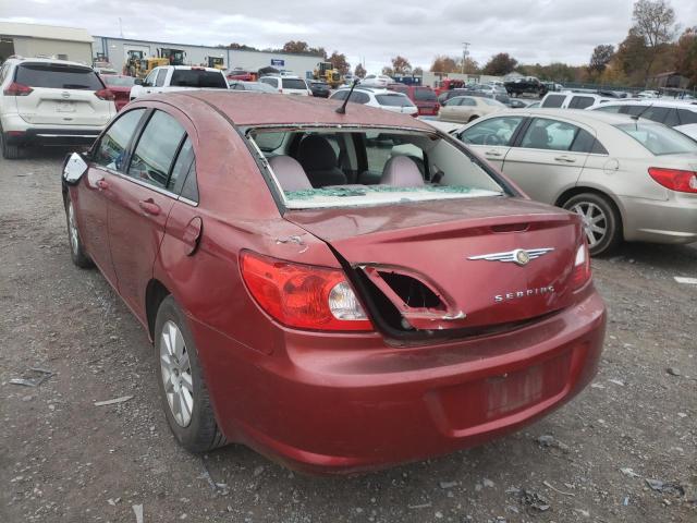 1C3LC46K27N662250 - 2007 CHRYSLER SEBRING RED photo 9