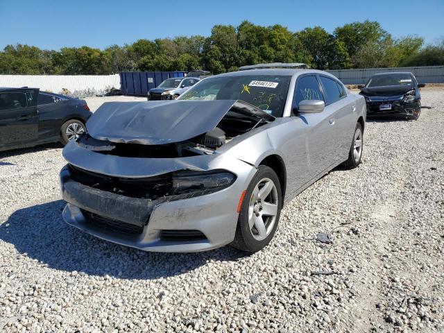 2C3CDXAG6GH312324 - 2016 DODGE CHARGER PO SILVER photo 2