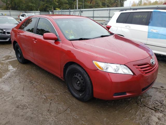 4T1BE46K37U068737 - 2007 TOYOTA CAMRY CE RED photo 1