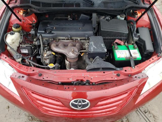 4T1BE46K37U068737 - 2007 TOYOTA CAMRY CE RED photo 7