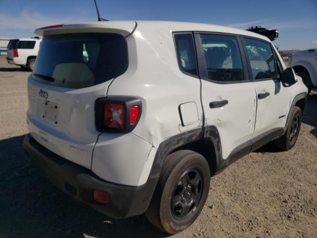 ZACNJDAB1MPM17909 - 2021 JEEP RENEGADE S WHITE photo 4